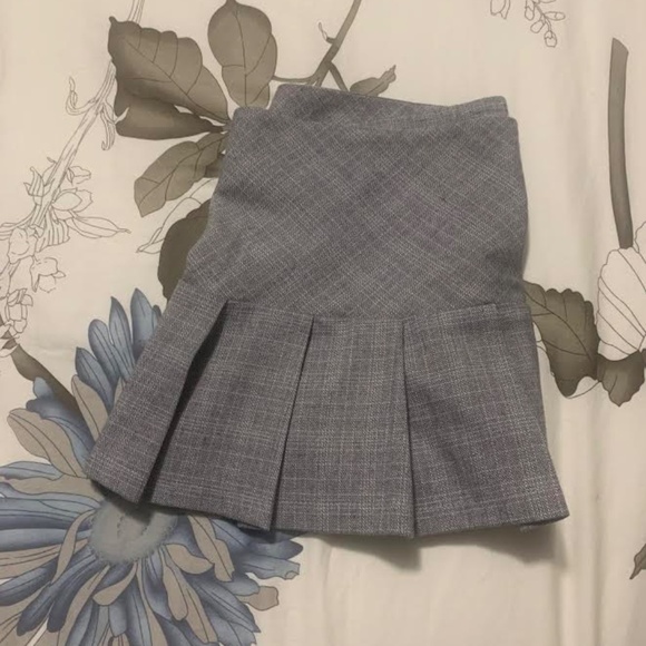 Grey Pleated Skirt - Picture 4 of 5